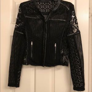 Black lace jacket